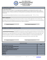 Real Estate Salesperson Application - Rhode Island, Page 3