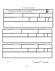 Non-facility/Vendor Gaming Employees License Application - Rhode Island, Page 6