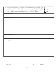 Non-facility/Vendor Gaming Employees License Application - Rhode Island, Page 7
