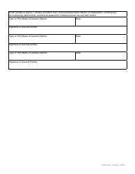 Form 303 Election to Comply for a Limited Partnership - Rhode Island, Page 3