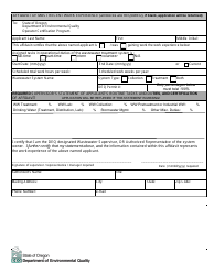 Document preview: Affidavit of Most Recent Work Experience - Oregon