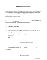 Oklahoma Scrap Metal Dealer License Application - Oklahoma, Page 4