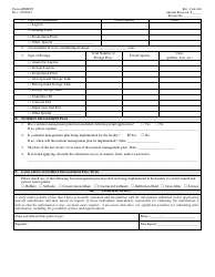 Form AEMS095 Application for Permit to Discharge Wastewater From Concentrated Animal Feeding Operations (Cafos) Notice of Intent (Noi) - Oklahoma, Page 2