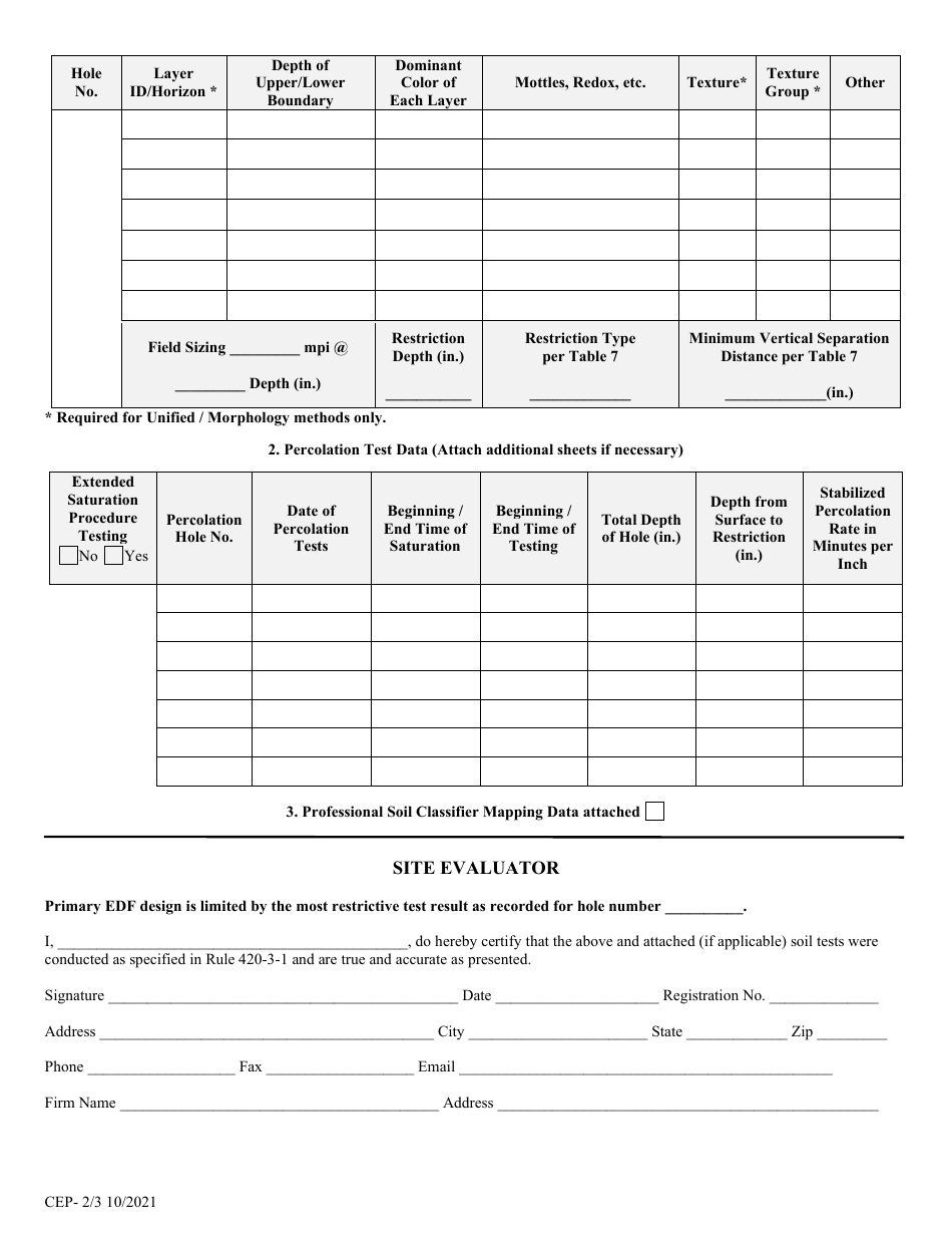 Form Cep-2 3 Part С - Fill Out, Sign Online And Download Fillable Pdf 