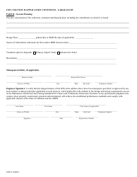 Form CEP-3 Section B Application for a Permit to Install (Repair) - Alabama, Page 2