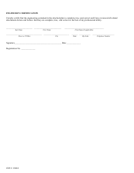 Form CEP-3 Section A Application for a Large-Flow Development Review - Alabama, Page 6