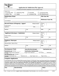 Final Plat Application - City of Fort Worth, Texas, Page 2