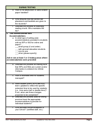 Access for Ells (Access Online/Paper, Kindergarten and Alternate Access for Ells) Site Visit Survey Questions - Kentucky, Page 3