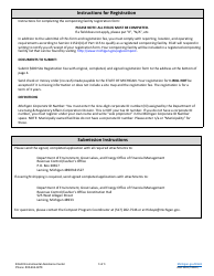 Form EQP5229 Composting Facility Registration Form - Michigan, Page 3