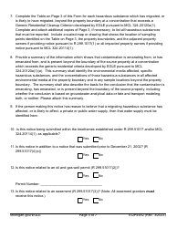 Form EQP4482 Notice of Migration of Contamination - Michigan, Page 5