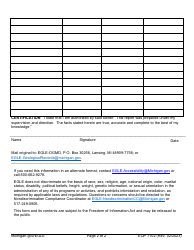 Form EQP7102 Oil Gatherers Monthly Report - Michigan, Page 2