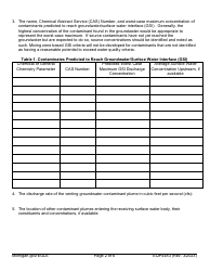 Form EQP4483 Request for Mixing Zone-Based Gsi Criteria - Michigan, Page 2