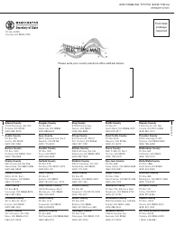 Washington State Voter Registration Form - Washington, Page 2