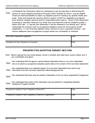 Form AD513 Non-minor Dependent Adoption Mutual Disclosure Agreement - California, Page 2