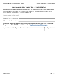 Form AD513 Non-minor Dependent Adoption Mutual Disclosure Agreement - California, Page 3
