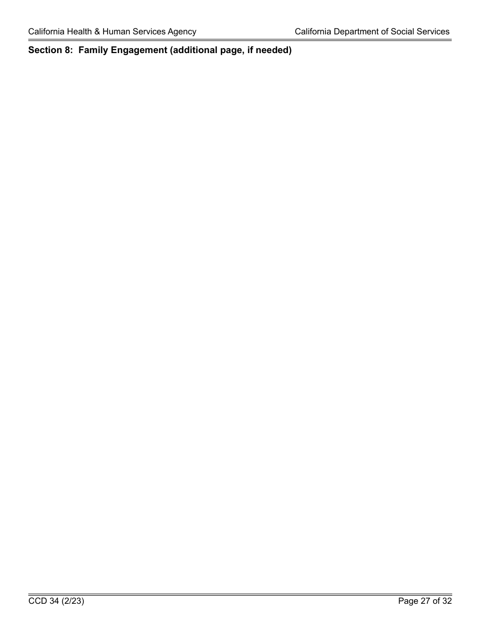 Form CCD34 General Child Care and Development Program Expansion Funds Request for Applications - California, Page 27