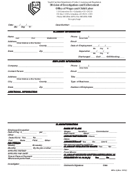 Form WCL-3 Wage Complaint Form - South Carolina