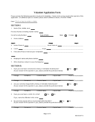 Volunteer Application Form - Iowa, Page 2