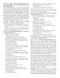 Instructions for Form 3423 Schedule 1 Additions and Subtractions - Michigan, Page 4