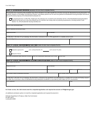 Form 5859 Application for Residential Housing Exemption Certificate - Michigan, Page 2