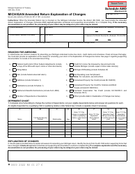 Form 5530 Schedule AMD Michigan Amended Return Explanation of Changes - Michigan