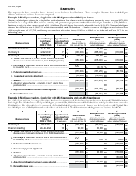 Form MI-461 (5595) Excess Business Loss - Michigan, Page 4