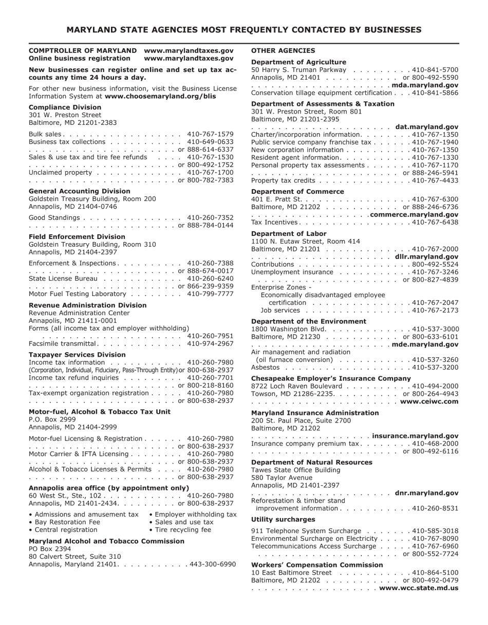 Instructions for Maryland Form 510, COM / RAD-069 Pass-Through Entity Income Tax Return - Maryland, Page 12