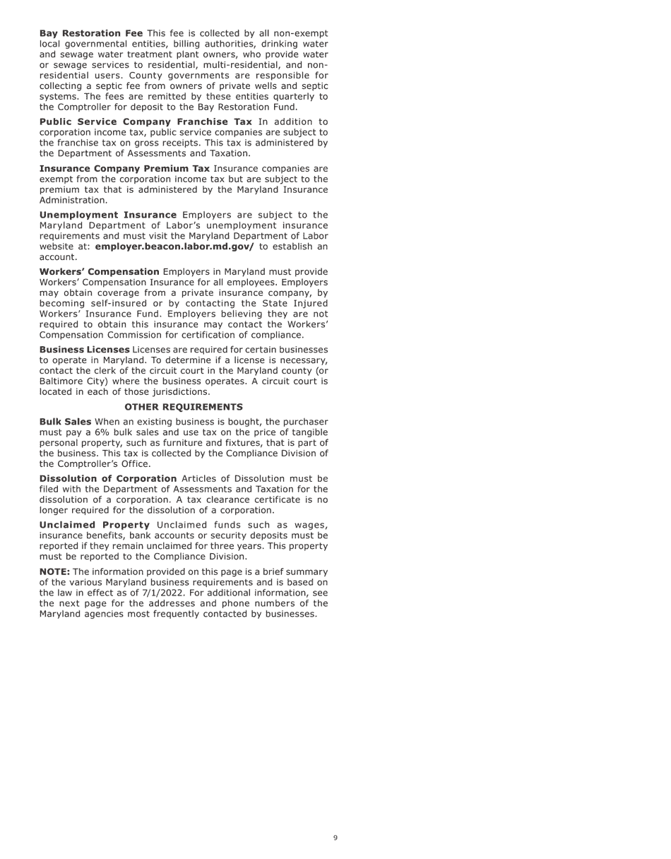 Instructions for Maryland Form 511, COM / RAD-069 Pass-Through Entity Election Income Tax Return - Maryland, Page 11