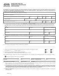 Maryland Form SUTEC (COM/RAD089) Sales and Use Tax Exemption Certificate Application - Maryland, Page 2