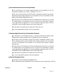 Soil Amendment Registration Checklist - Georgia (United States), Page 2