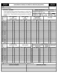 Form 571-H Supplemental Schedule to Form 571l for Hotels and Motels - County of San Mateo, California, Page 2