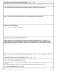 FEMA Form FF-207-FY-21-115 Investment Justification - Nonprofit Security Grant Program, Page 2