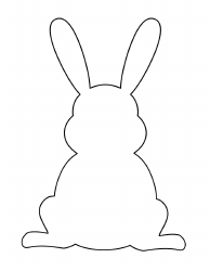Document preview: Easter Bunny Template - Easter Bunny