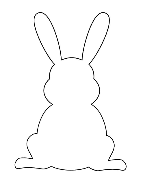 Easter Bunny Template - Easter Bunny