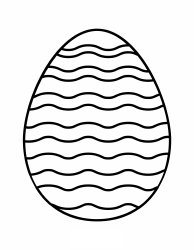Document preview: Easter Egg Template - Beautiful Egg