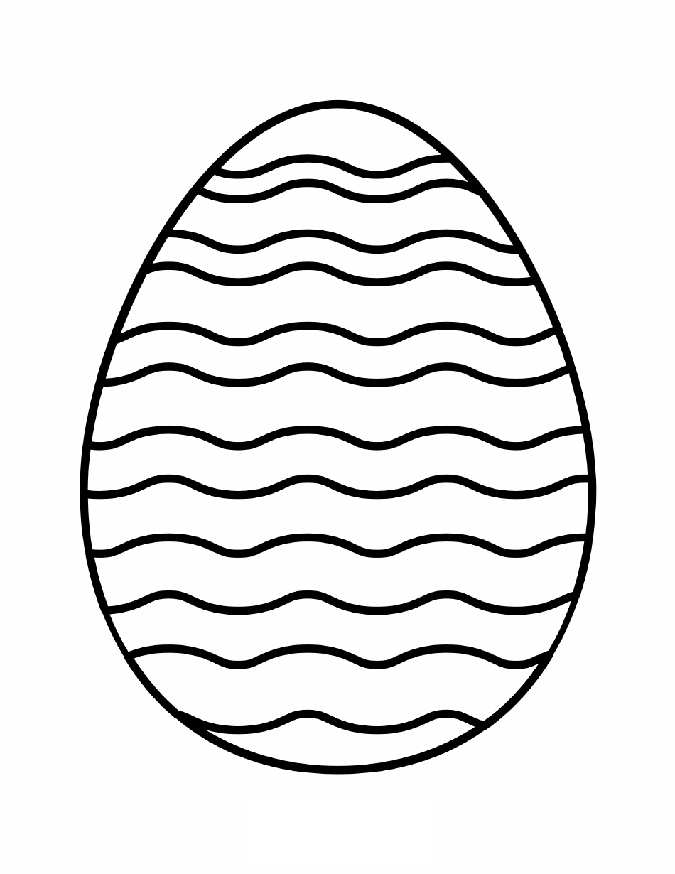 Easter Egg Template - Beautiful Egg