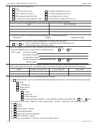 Form SSA-11-BK Request to Be Selected as Payee, Page 2