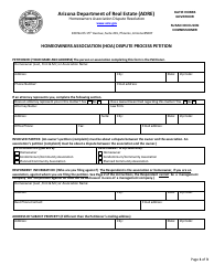 Homeowners Association (Hoa) Dispute Process Petition - Arizona, Page 5