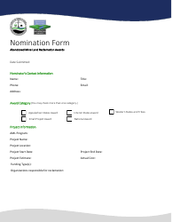 Abandoned Mine Land Reclamation Awards Nomination Form, Page 2