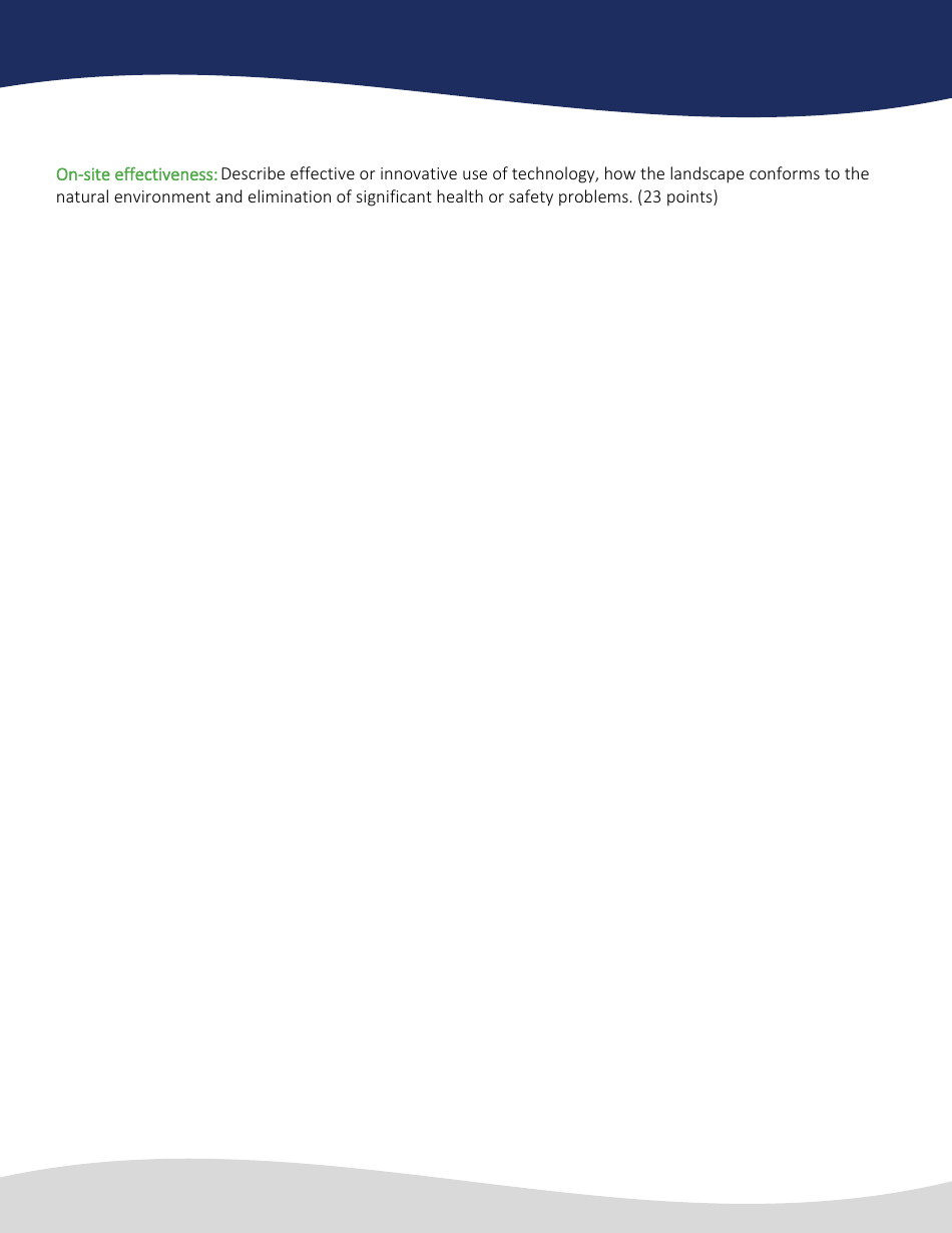 Abandoned Mine Land Reclamation Awards Nomination Form, Page 6