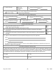 Form UIC-2 EOR Enhanced Oil Recovery Well Permit Application - Louisiana, Page 2