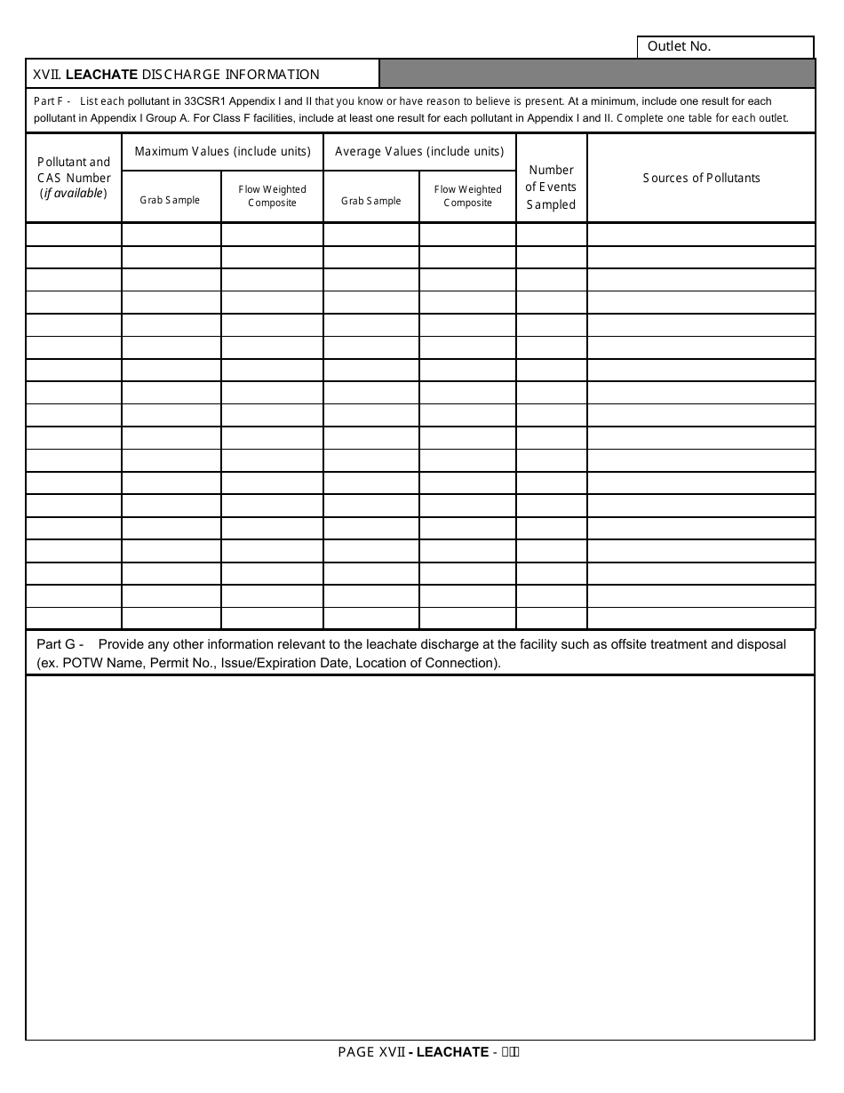 West Virginia Module a - Npdes Application - Fill Out, Sign Online and ...