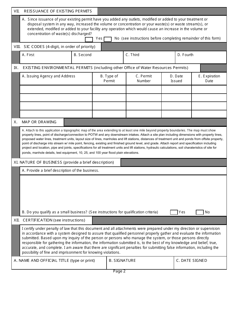 Module a - Npdes Application - West Virginia, Page 3