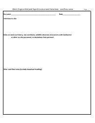 West Virginia Wetland Rapid Assessment Datasheet - West Virginia, Page 10