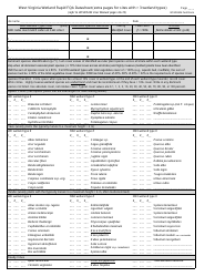 West Virginia Wetland Rapid Assessment Datasheet - West Virginia, Page 7