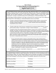 Form DBPR ELC5 Application for Registration as a Deminimus Employee Leasing Company Group - Florida, Page 16