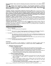 Form DBPR ELC5 Application for Registration as a Deminimus Employee Leasing Company Group - Florida, Page 2