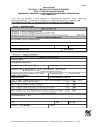 Form DBPR ELC5 Application for Registration as a Deminimus Employee Leasing Company Group - Florida, Page 5