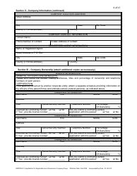 Form DBPR ELC5 Application for Registration as a Deminimus Employee Leasing Company Group - Florida, Page 6