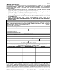 Form DBPR ELC4 Application for Registration as a Deminimus Employee Leasing Company - Florida, Page 12